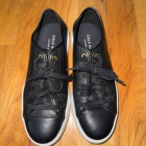 Cole Haan Women's Black and White Sneakers